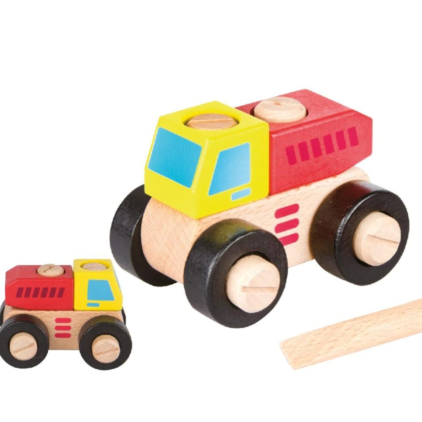 Wooden truck - building blocks