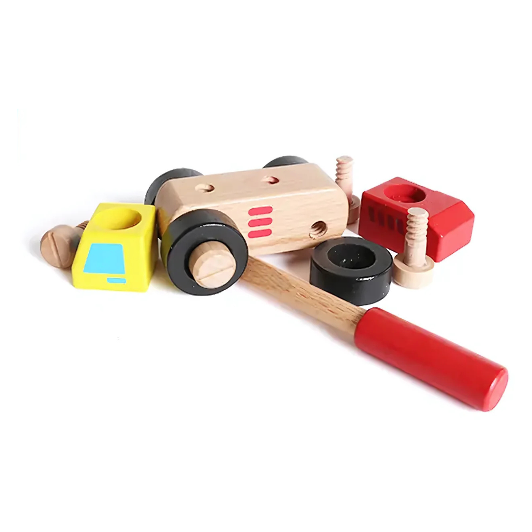 Wooden truck - building blocks