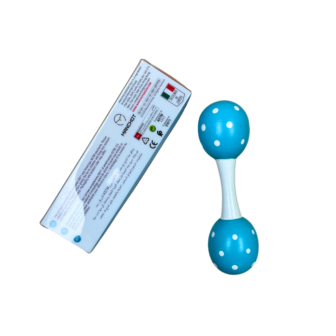 Maracas en bois - instrument de musique pour enfant