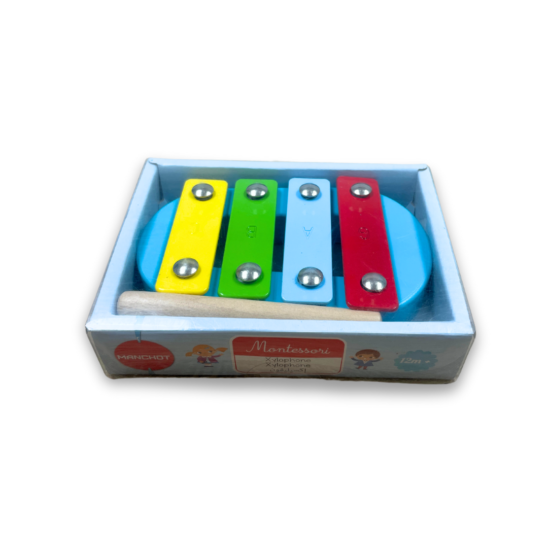 Xylophone Coloré en Bois