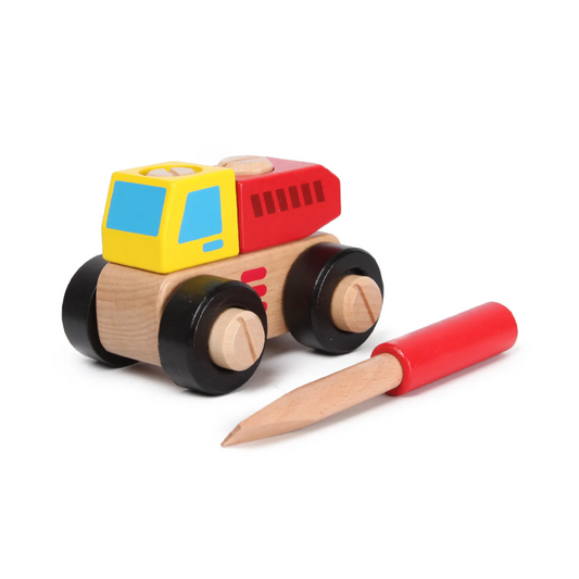 Camion en bois - blocs de construction
